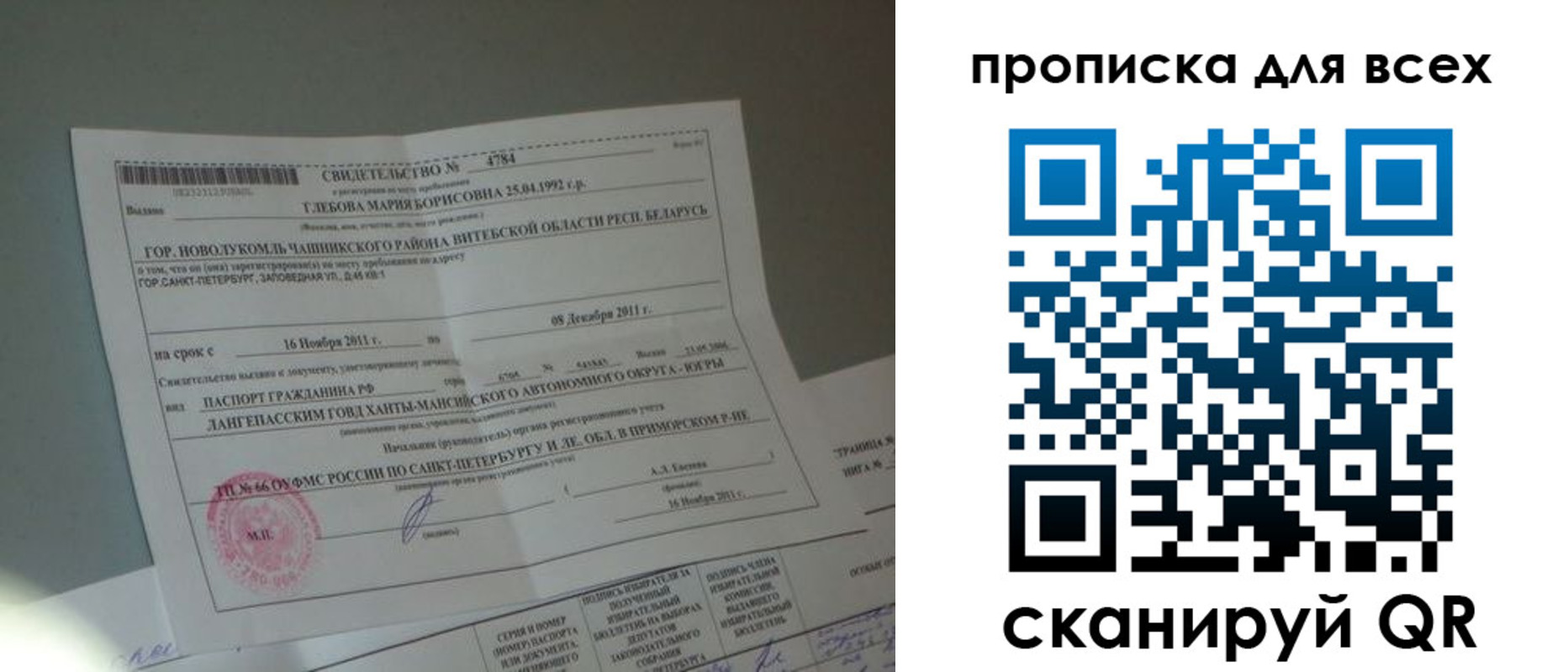 временная регистрация для всех в Михайлове